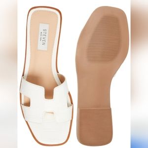 STEVEN NEW YORK - Harlien Croc Embossed Slide Sandal (Women)